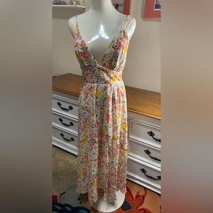 Bb Dakota/steve madden Floral Maxi Dress/small